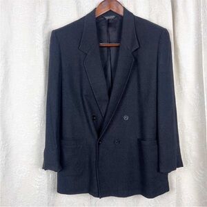 Vintage 80s Christian Dior Jeune Homme Sportif longline double-breasted